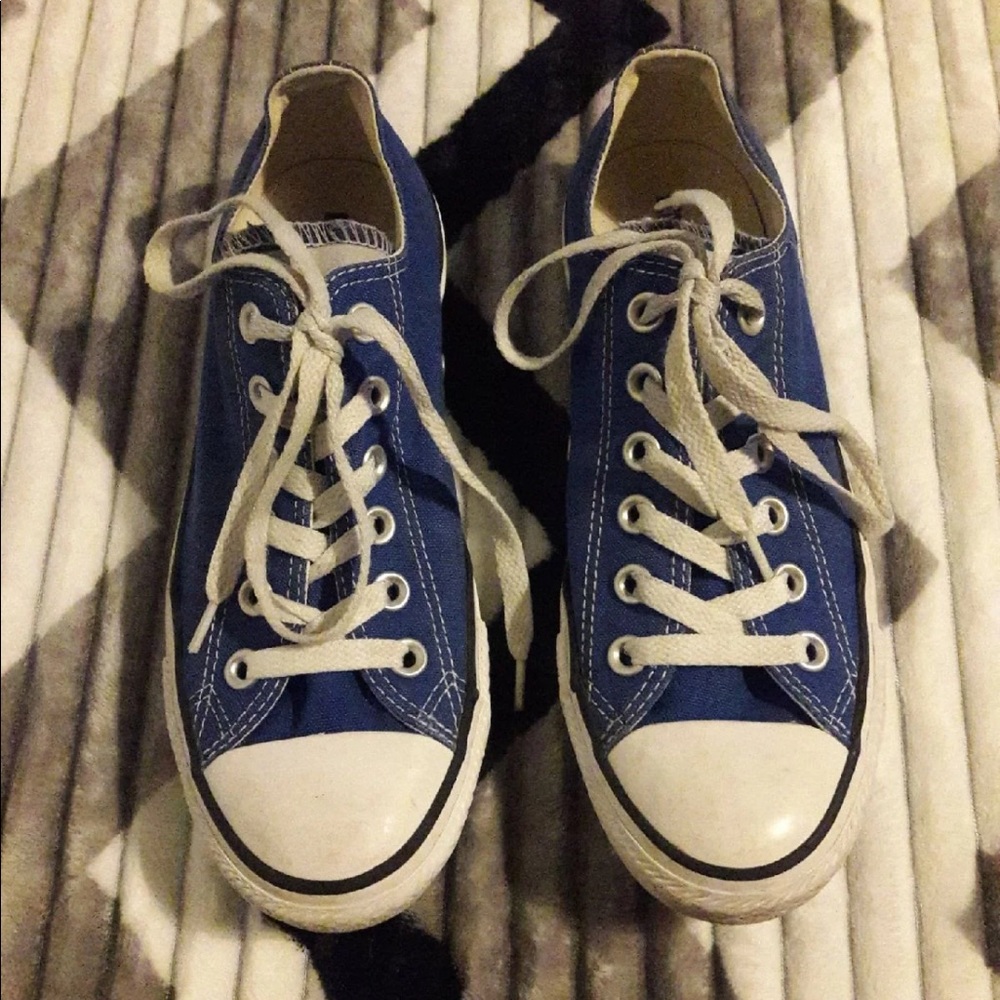 Royal Blue Converse Men 5/Women 7